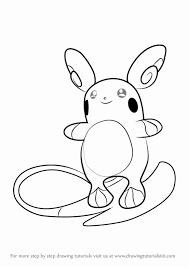 Get pokemon raichu coloring pages for free in hd resolution. Alolan Raichu Coloring Page Inspirational Step By Step How To Draw A A Raichu From Pokemon Bear Coloring Pages Bat Coloring Pages Coloring Pages Inspirational