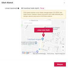 Koordinat akan muncul di kotak telusur di bagian atas. Tanya Jawab Cara Lengkapi Alamat Dengan Koordinat Bukalapak