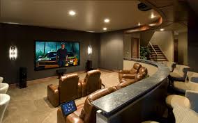 Seating layouts are typically similar to theatre in the round, or proscenium (though the stage will not have a proscenium arch. Theater Room Wall Sconces Houzz
