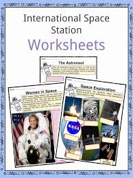 Use our special 'click to print' button to send only the image to your printer. International Space Station Facts Worksheets Information For Kids