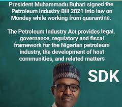 The bill seeks to provide for legal, governance, regulatory and fiscal framework for the nigerian petroleum industry, the development of host communities and for related matters. Tguosxjgr7hsnm