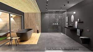 Design directly from inspirational 2d photos by selecting objects within the scene to furnish a custom floorplan, accelerating the design process. Black Bathroom Design 3d Model Cgtrader