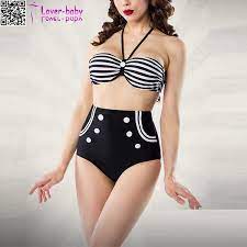 Biquini Retro Listrado Marinheiro De Cintura Alta Sexy Mature Feminino L32606 Buy Biquini Sexy Biquini Maduro Sexy Biquini Feminino Maduro Sensual Product On Alibaba Com