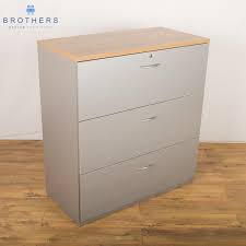 To match our desk range, we have filing cabinets in a variety of sizes and designs. Silver Birch 3 Drawer Lateral Filing Cabinet
