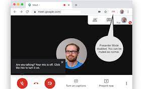 Google Meet Presenter Mode