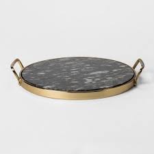 Decorative Round Tray Gold Black Marble Project 62 In 2020 Geometric Tray Round Tray Target Home Decor