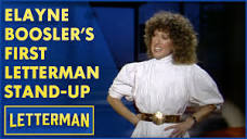 Elayne Boosler's First Stand-Up On "Late Night" | Letterman - YouTube