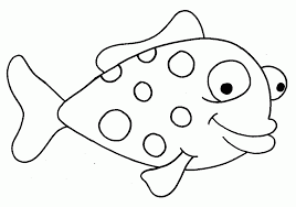 Cut out free printable fish template. Printable Fish Cutouts Coloring Home