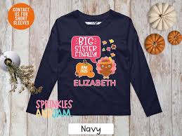 Shop pregnancy announcements and get beautiful papercraft. Big Sister Shirt Thanksgiving Pregnancy Announcement Shirt