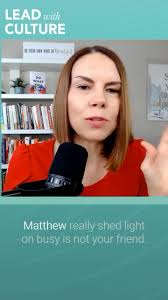 Busy is not your friend. 🙃, In this episode of Lead With Culture featuring  best-selling author and entrepreneur Matthew Kelly, you’ll discover  powerful strategies to prioritize, declutter your mind, ...