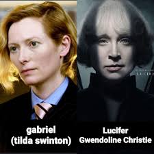 no one bat an eye when tilda swinton played Gabriel in Constantine, but  lose their minds when Brienne of tarth plays Lucifer