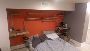 Learn painting tips, techniques and ideas on how to paint furniture at diynetwork.com. Diy Bedroom Furniture Using Reclaimed Wood And Plumbing Pipes