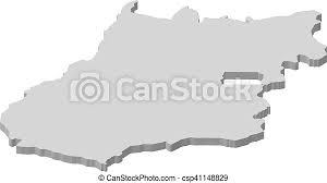 Mais de 33.278 imóveis à venda em goiânia, goiás. Mapa Goias Brazil 3d Illustration Provincia Mapa Brazil Goias Canstock