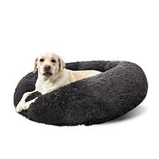 The pupnaps calming dog bed is an incredible new dog bed that has gone viral in australia and is now finally avaliable in the uk. Anwa Washable Dog Round Bed Large Dogs Donut Dog Bed Medium Dog Comfy Dog Calming Cuddler Bed Dogly