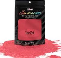 Jewelescent Mica Pearl Pigment Powder, True Red 3.5 oz (100g) Pouch -  Cosmetic Grade, Epoxy Resin Color Pigment, Mica Powder for Resin, Soap,  Slime, ...