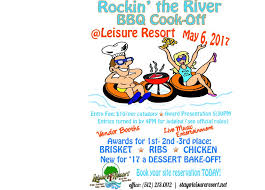 barbecue cook off may 6th leisure resort healthy cooking pans