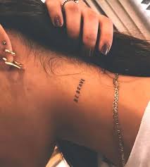 However, back of the neck tattoos are great for small designs that can be hidden with a collar or longer hair, depending on your comfort level. Astounding Unique Small Neck Tattoos Small Neck Tattoos Small Tattoos Momcanvas