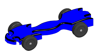 When all the sides of your block have guidelines, it's time to cut your wood. Geeking Out On Pinewood Derby Car Design Optimal Device