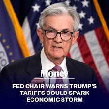 Federal Reserve Chair Jerome Powell just sounded the alarm, saying Trump's  unprecedented tariff policies are pushing the economy into uncertain  territory. With the Dow plunging 700 points amid fears of rising prices