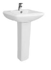 Gives you resonable storage space for your bathroom items. China Sairi Chaozhou Factory Sink Bathroom Decor Hot Sale Single Hole High Quality Big Size Pedestal Basin For Slovakia Qatar China Wash Basin Pedestal Basin