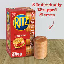 Calories per serving of tuna and crackers. Ritz Fresh Stacks Original Crackers 8 Count 11 8 Oz Walmart Com Walmart Com