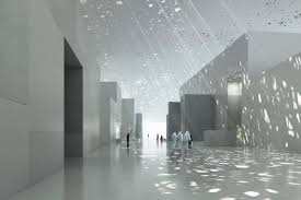 فالأعمال المعروضة تسلّط الضوء على الأفكار. Louvre Abu Dhabi The