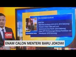 Pelantikan para menteri baru di kabinet indonesia maju—penamaan kabinet untuk periode kedua pemerintahan jokowi—dilakukan pada. Profil Enam Calon Menteri Baru Jokowi Youtube