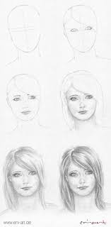 Gesicht Zeichnen Schritt Fur Schritt Gesichter Zeichnen Zeichnen Gesicht Zeichnen Lernen