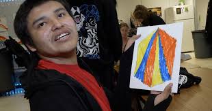 Court to Canvas: Laivence Yellowrobe's spirit shines in art, sports