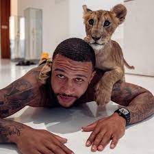 Memphis depay wants to be a rapper. Soccer Memes Memphis Depay With His Little Lion This Facebook
