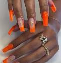16 Best Summer Orange Nail Designs - Abelle