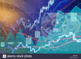 Stock Exchange Chart Graphs Finance Business Background