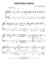 Maybe you would like to learn more about one of these? Taron Egerton Crocodile Rock From Rocketman Sheet Music Pdf Notes Chords Pop Score Easy Piano Download Printable Sku 417393