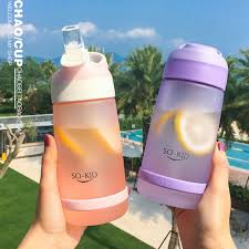 So Kid Transparent Water Bottle With Straw For Kids Water Bottle With Straw Cute Water Bottles Kids Water Bottle
