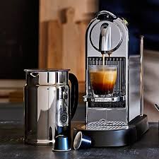 Nescafé espresso & cappuccino machines. Nespresso Citiz Espresso Maker Chrome Coffee And Espresso Maker Milk Frother Espresso Maker
