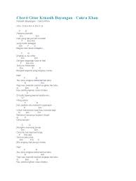 Panduan bermain gitar untuk pemula +tips agar cepat mahir. Chord Gitar Kekasih Bayangan Pdf