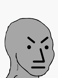 Angry NPC Sticker for Sale by Mash701 | Redbubble