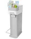 Dual Air-Lock, Premium Design, Grey/White, Diaper Pail, Slim 304052 Skip Hop
