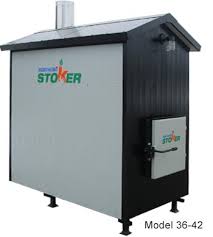 Outdoor wood furnaces also have a thermostat control that keeps the heat at a constant level there has been much debate concerning outdoor wood furnaces and their cost, efficiency, and the smoke is so bad that nh passed some laws about how close they can be installed to property lines. Outdoor Wood Furnace Ontario Biomass Energy Northern Stoker Canada