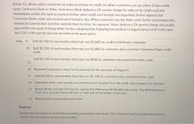 See 11 listings's hours, phone numbers, directions and more for best commerce bank near bensalem, pa. Archer Co Allows Select Customers To Make Purchases Chegg Com