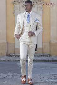 Collezione di abiti da cerimonia uomo estivi colorati in tessuti freschi esclusivamente made in italy. Ongala 2208 Abito In Raso Luxury Di Cotone Beige Per Matrimoni Estivi Stile Uomo Hipster Completo Da Uomo Moda Uomo