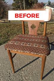 Quick Easy Dining Chair Makeover Idea Diy Dining Chair Makeover Chair Makeover Diy Chair Covers