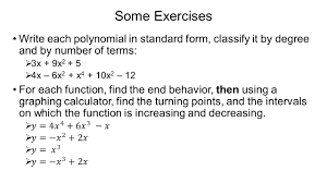 Write A Polynomial In Standard Form Calculator