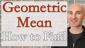 Geometric Mean How To Find Youtube