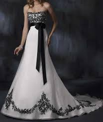 Pin By John Wood On Future Gothic Wedding Dress Black White Wedding Dress Black Wedding Dresses