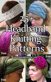 Get unlimited access to hundreds of free patterns. Headband And Headwrap Knitting Patterns In The Loop Knitting
