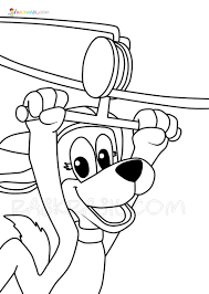 Animal coloring pages online >>>. Go Dog Go From Netflix Coloring Pages New Images Free Printable