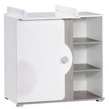 Lola Commode Blanc Gris De Sauthon Selection Commodes Commode Bebe Commode Commode Sauthon