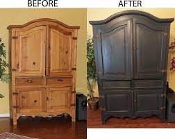 Distressed Pine Bedroom Furniture Foter Bedroomfurnituredecor Pine Furniture Makeover Painted Armoire Bedroom Furniture Makeover