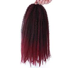 Opting for long strands in this. 4 Packs Marley Hair Afro Kinky Curly Crochet Hair 18 Inch Long Marley Twist Braiding Hair Ombre Kanekalon Synthetic Marley Braids Hair Extensions For Women 1b Bug Wantitall